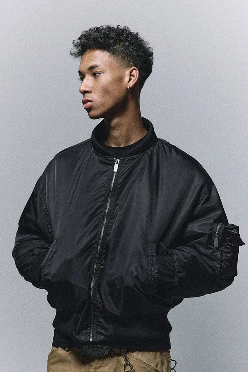 Detachable Hood MA-1 Bomber Jacket