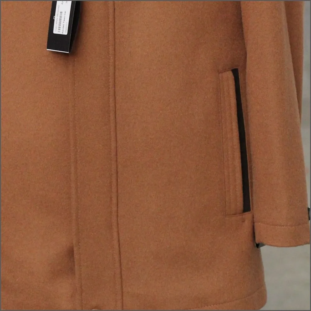 Douglas Kendell Fawn Wool Cashmere Car Coat