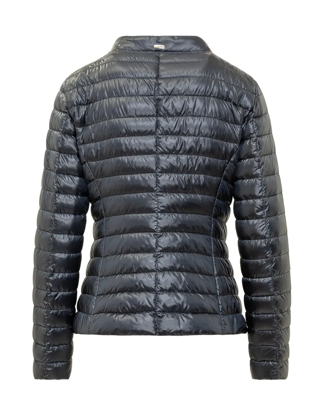 Down Jacket with Stand-Up Collar