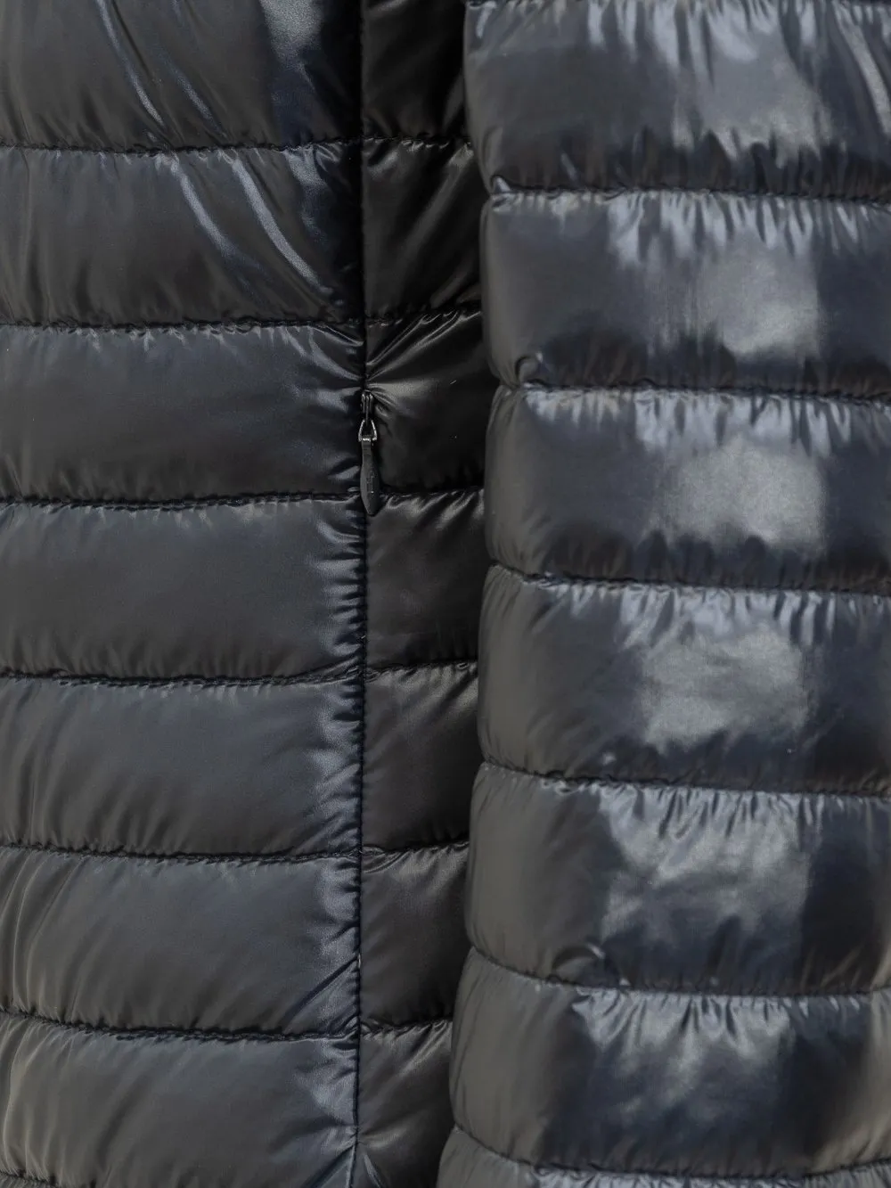 Down Jacket with Stand-Up Collar