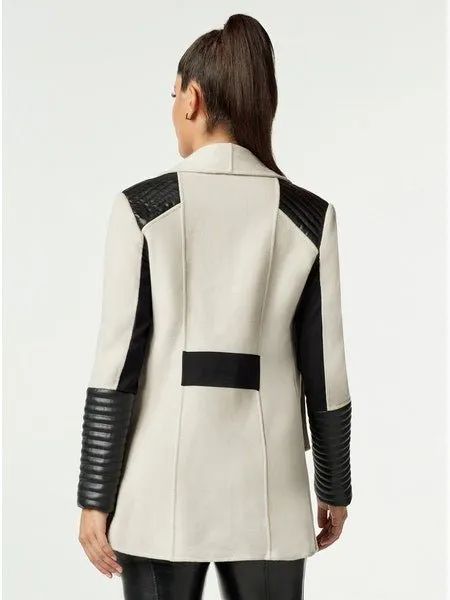 Draped Tech Wool Coat