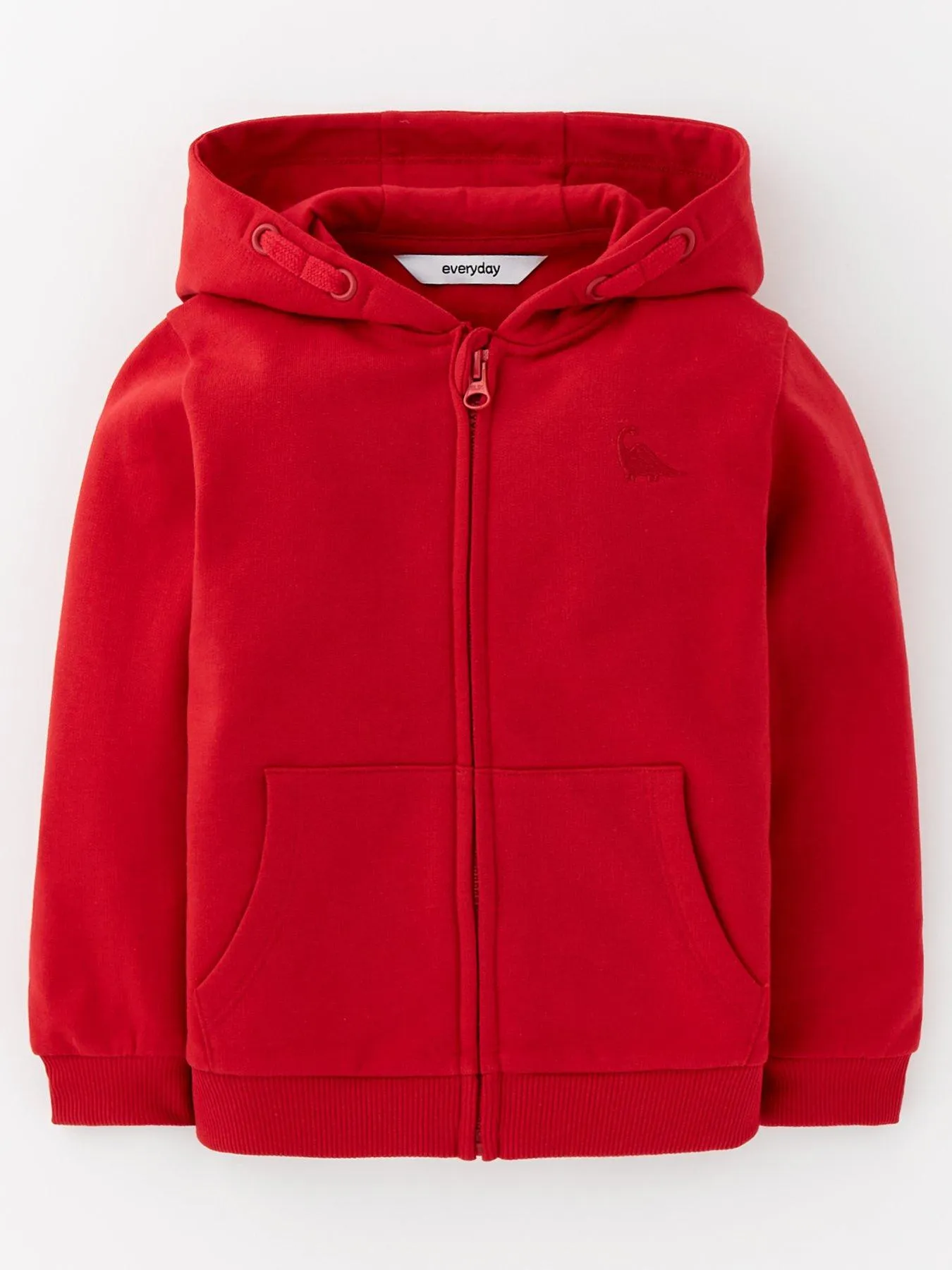 Everyday Boys Red Zip Thru Hoody