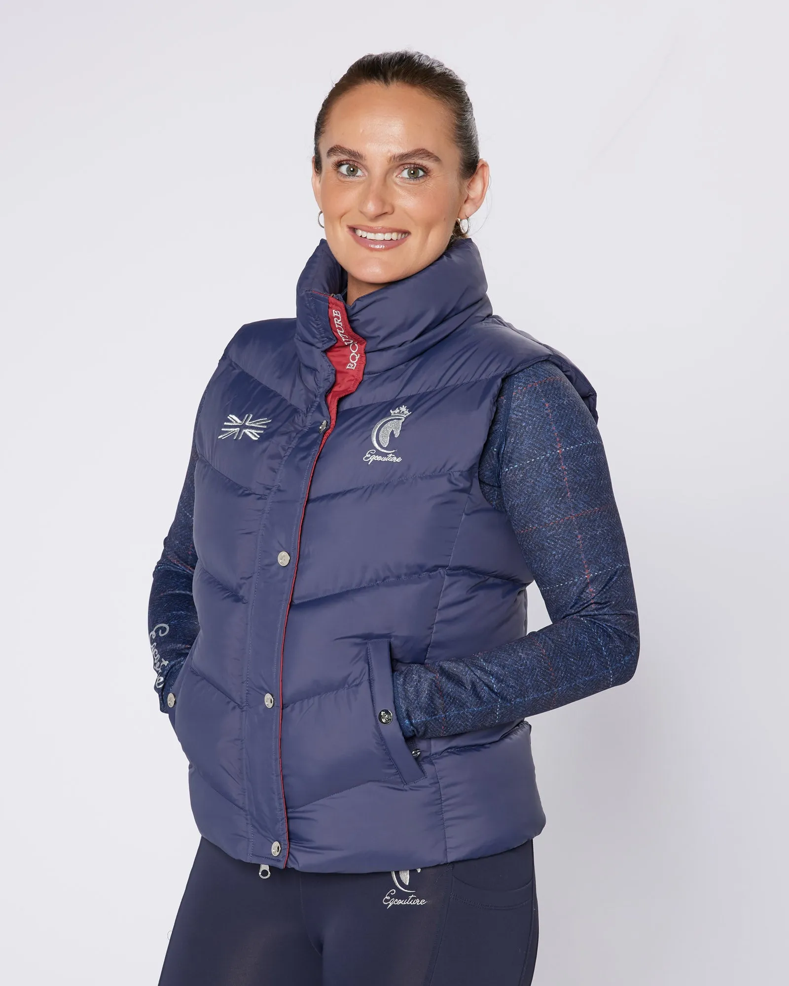 Exclusive Navy Team Gilet - Detachable Hood