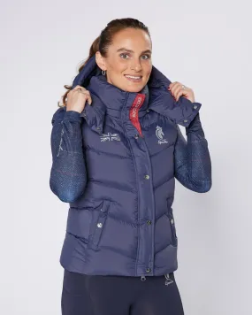 Exclusive Navy Team Gilet - Detachable Hood