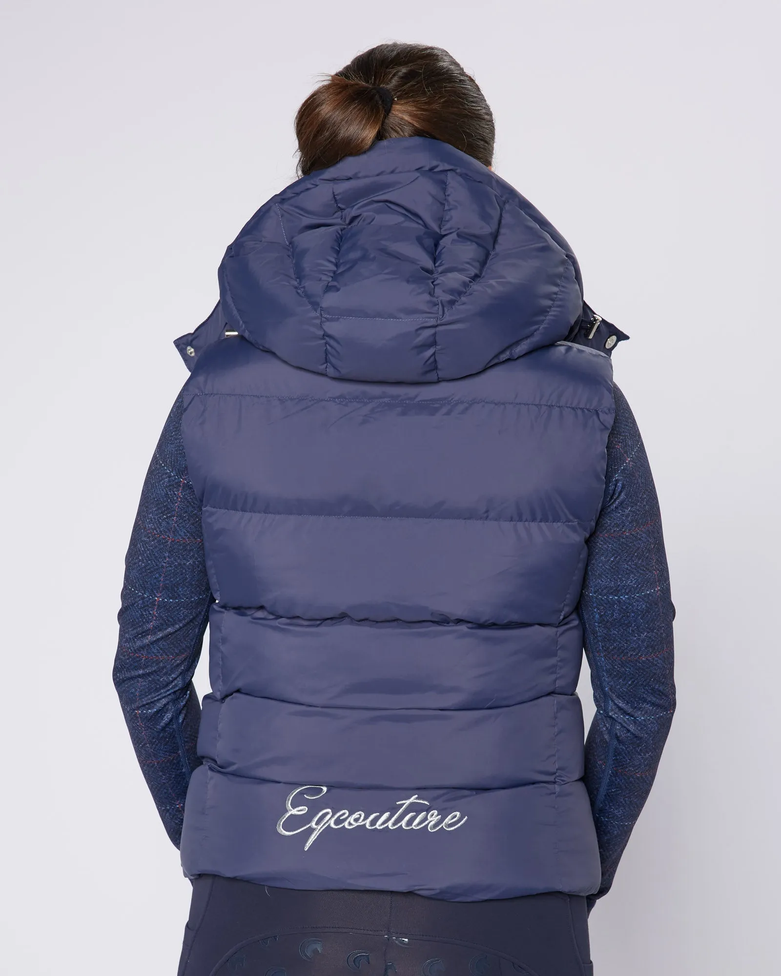 Exclusive Navy Team Gilet - Detachable Hood