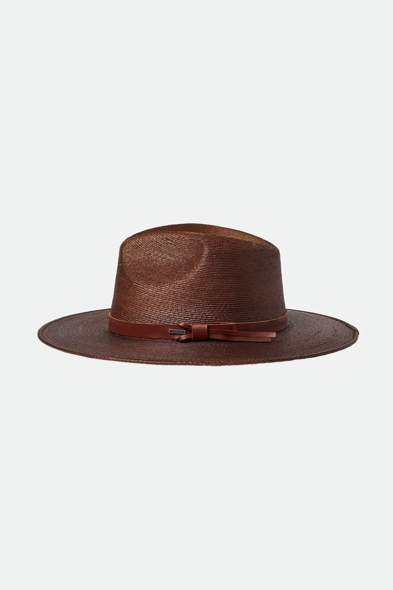 Field Proper Straw Hat - Deep Brown