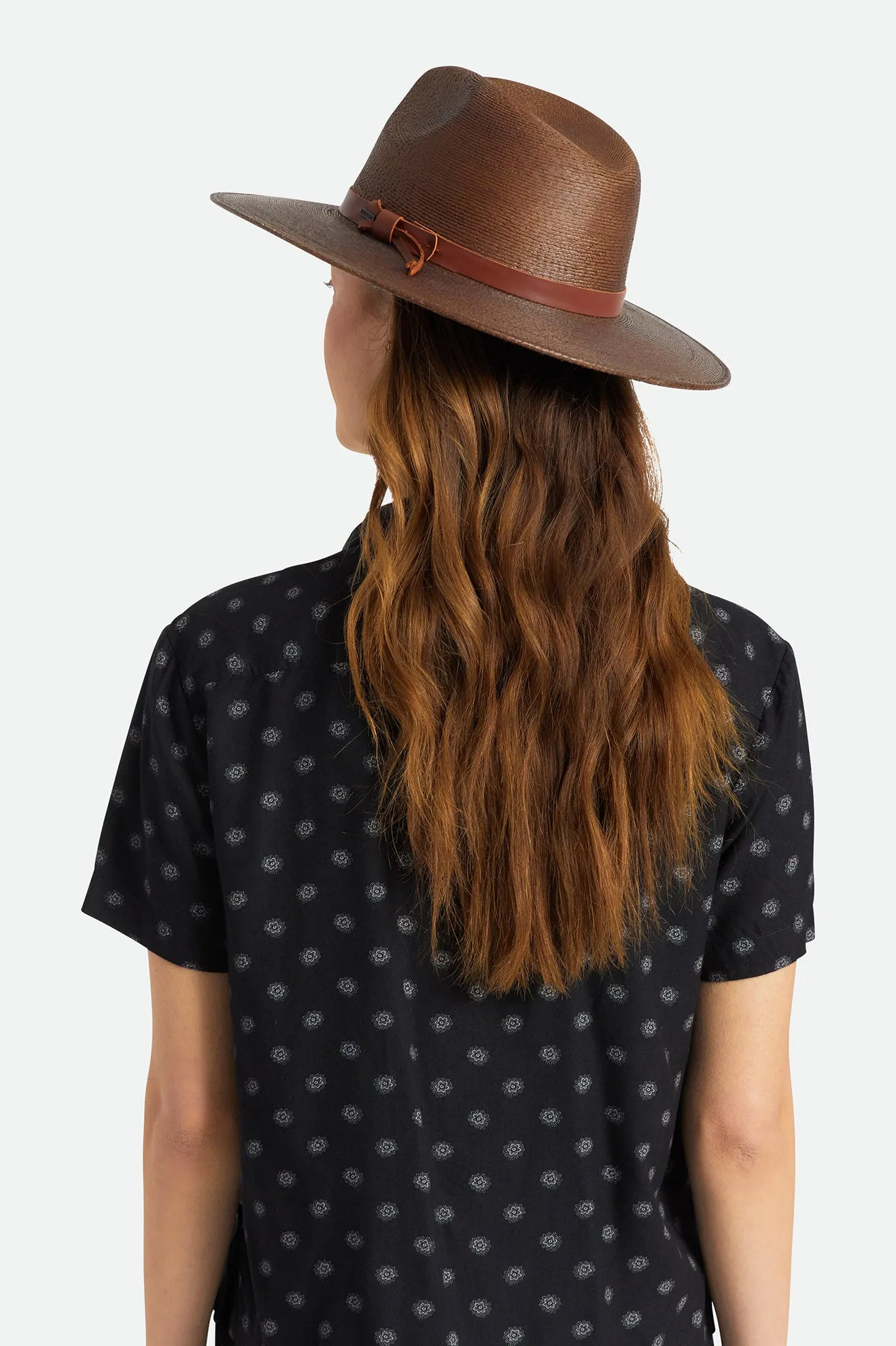 Field Proper Straw Hat - Deep Brown