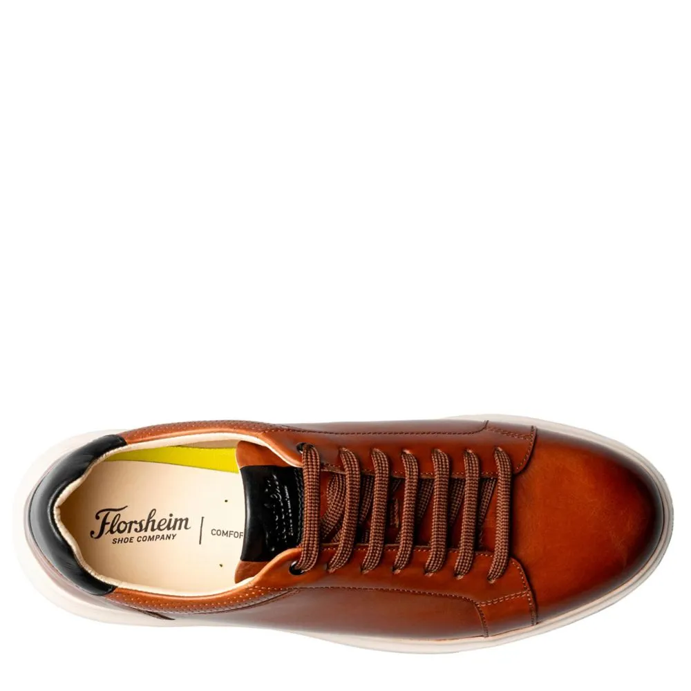 FLORSHEIM  MENS SOCIAL LACE TO TOE SNEAKER