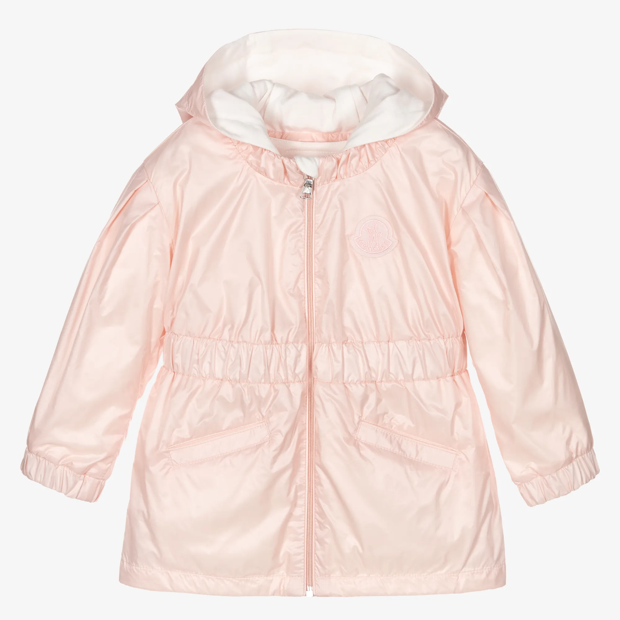 Girls Pink Hooded Coat