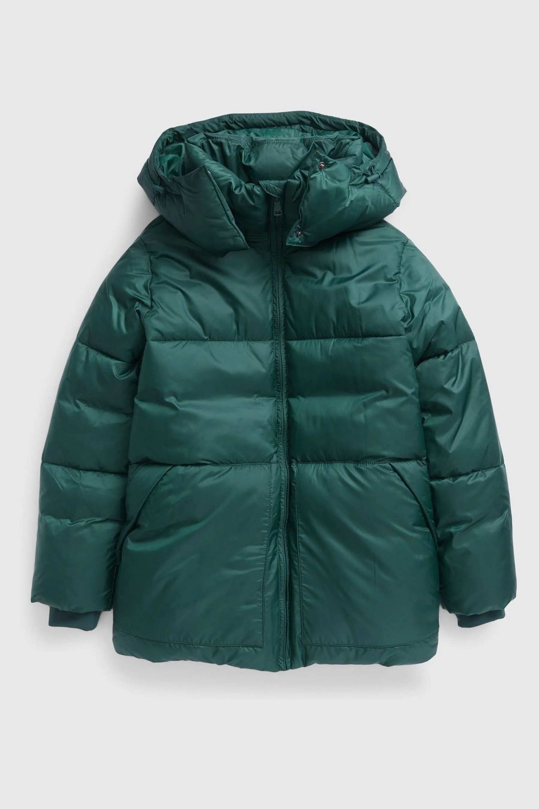 Green Big Puffer Coat