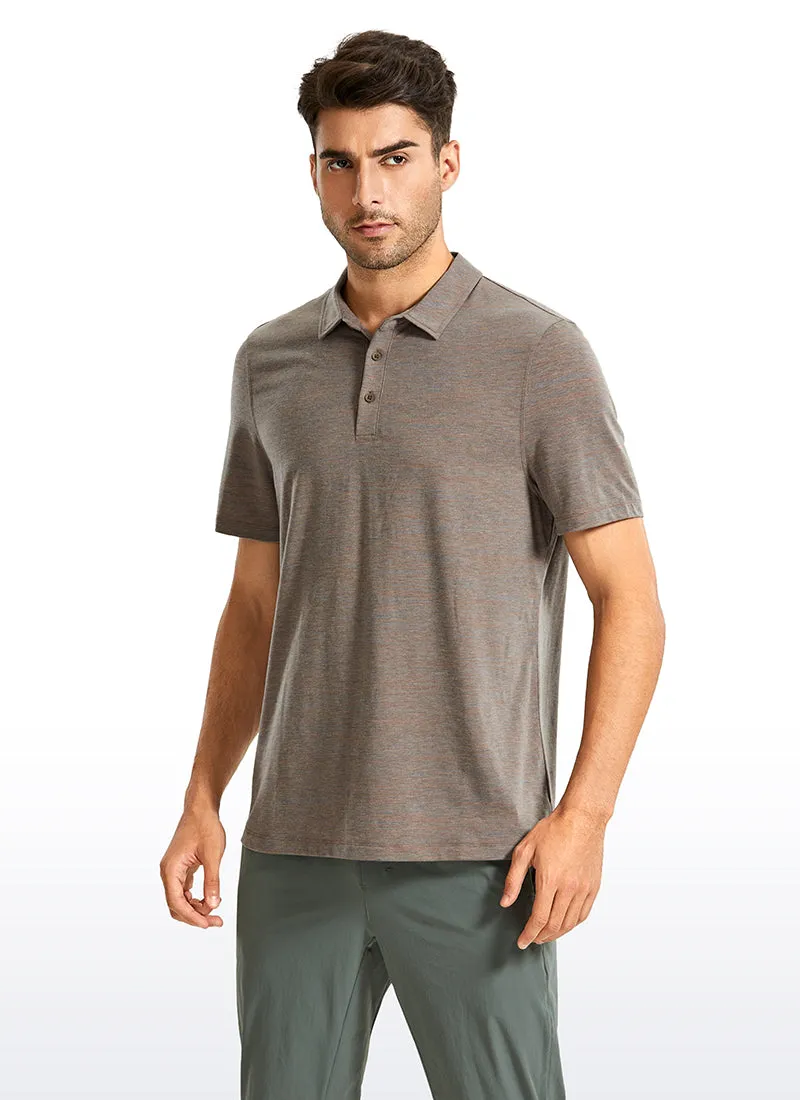 Heather Polo Short Sleeves