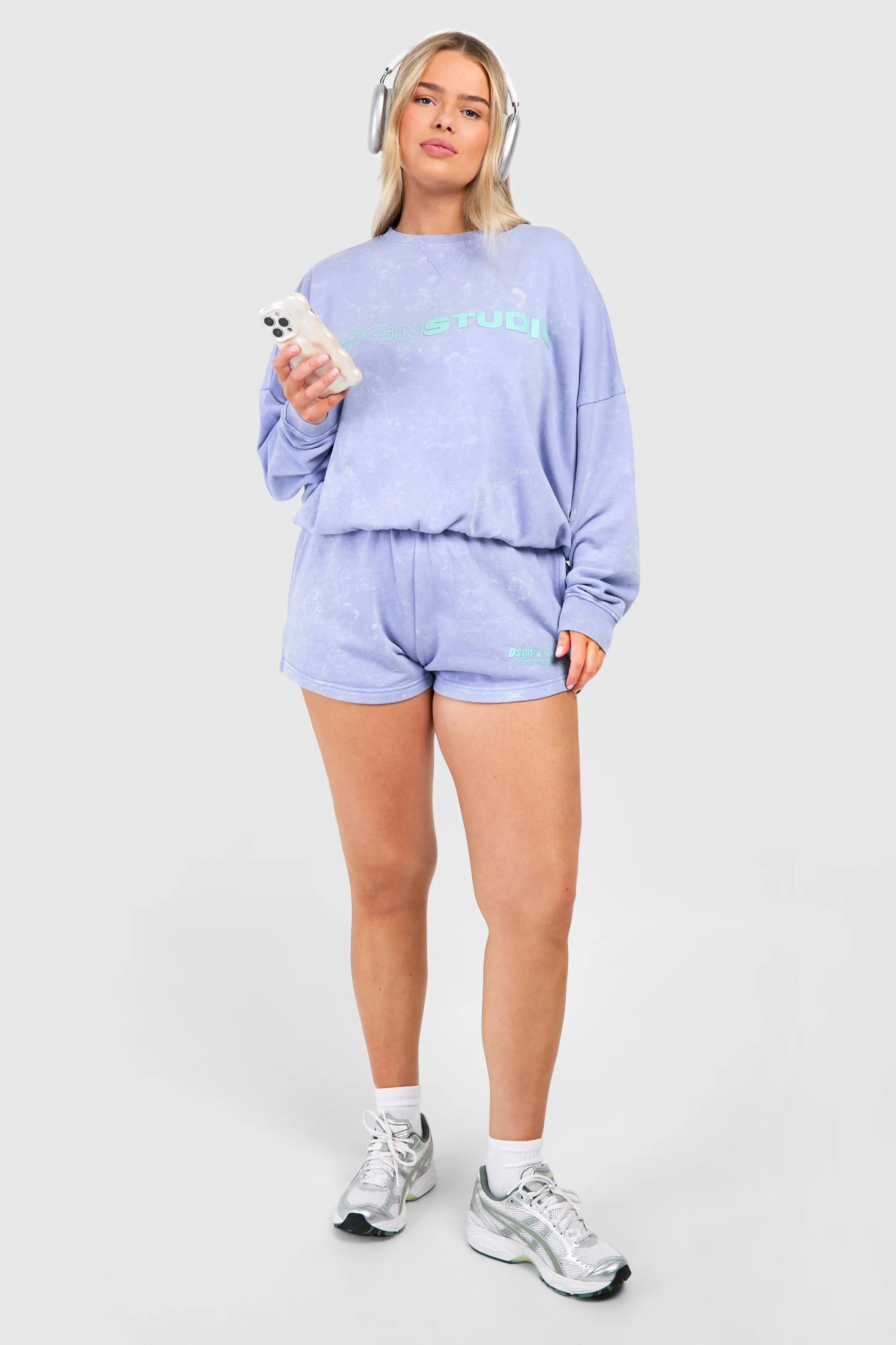 Hoodies & Sweatshirts | Plus Dsgn Studio Washed Oversized Sweatshirt | boohoo