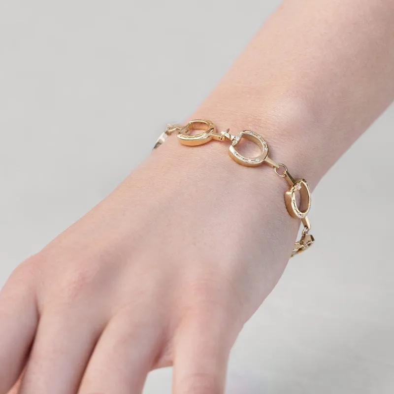 Horseshoe Diamond Bracelet