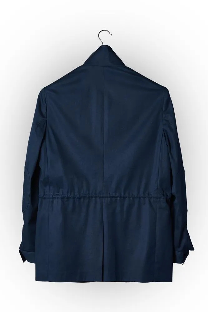 Hunter Safari Jacket - Navy Cotton