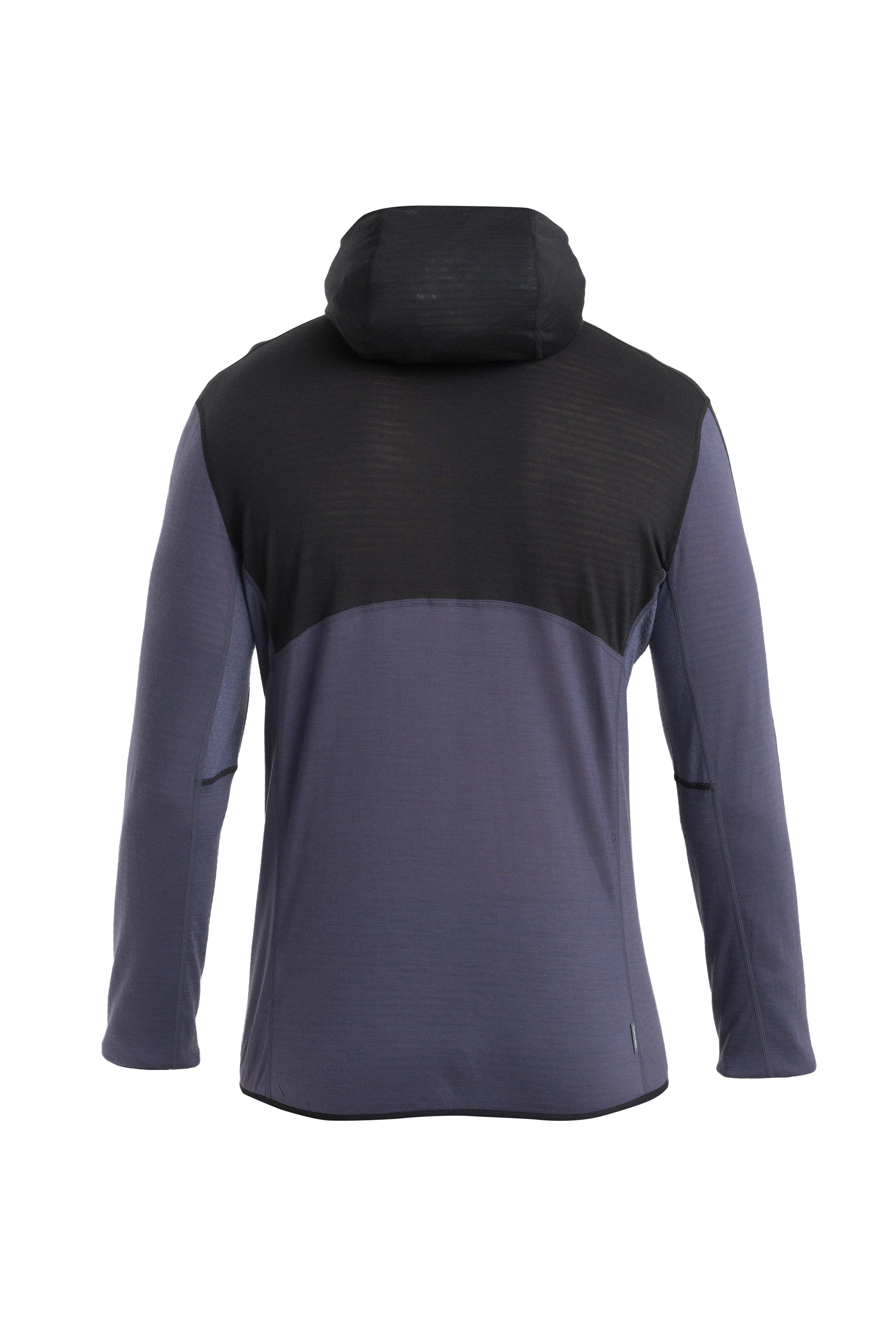 Icebreaker Men's 200 Realfleece Descender Hoody - Black | George Fisher