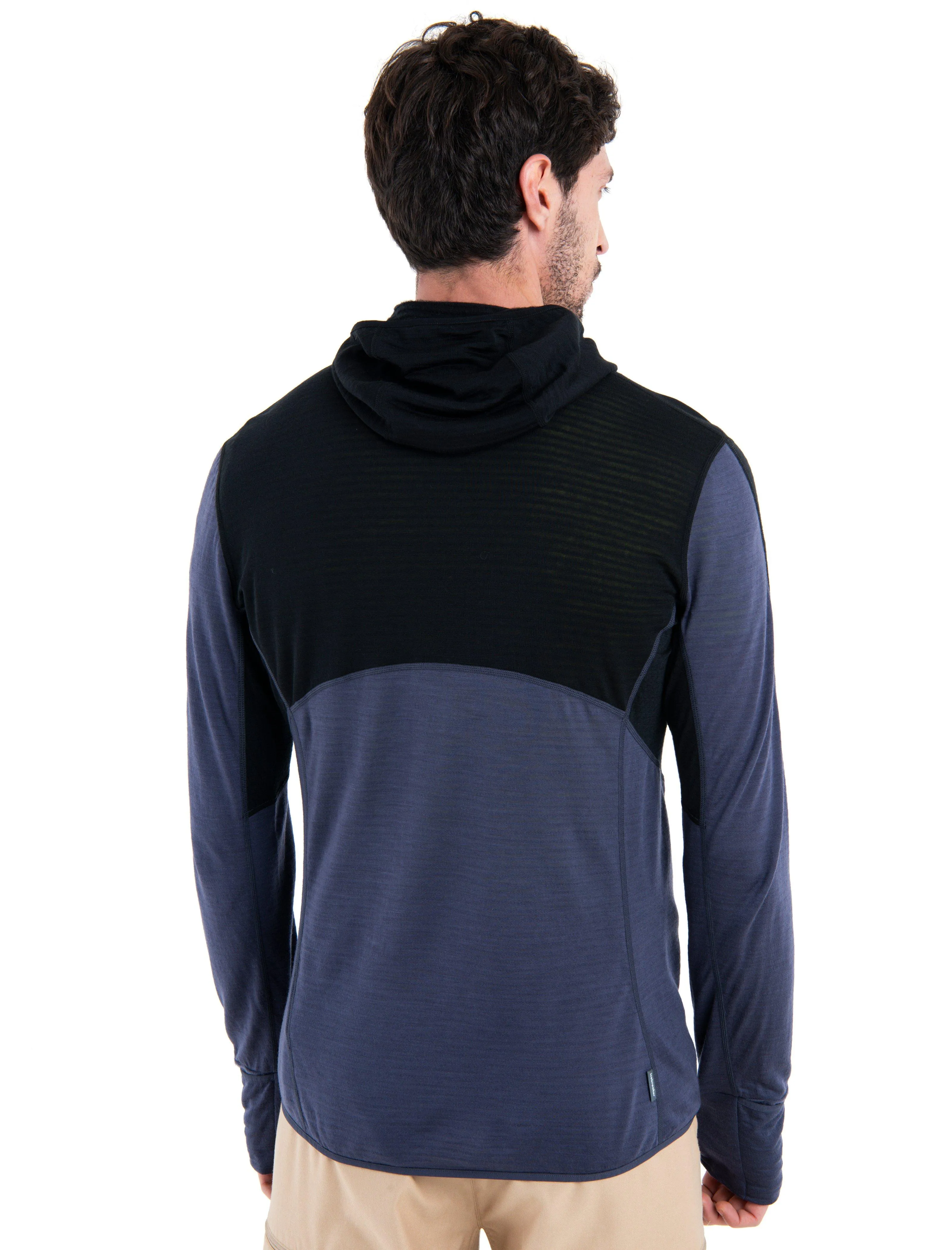 Icebreaker Men's 200 Realfleece Descender Hoody - Black | George Fisher