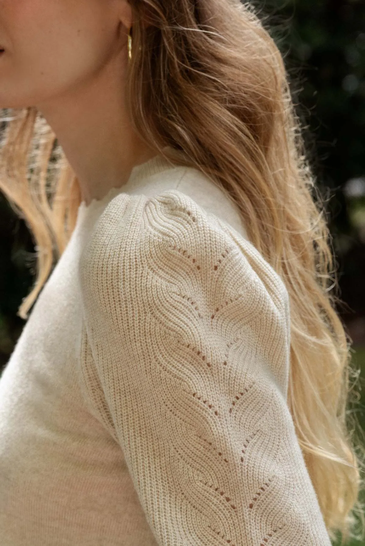 Ivy Cashmere Sweater - Wheat