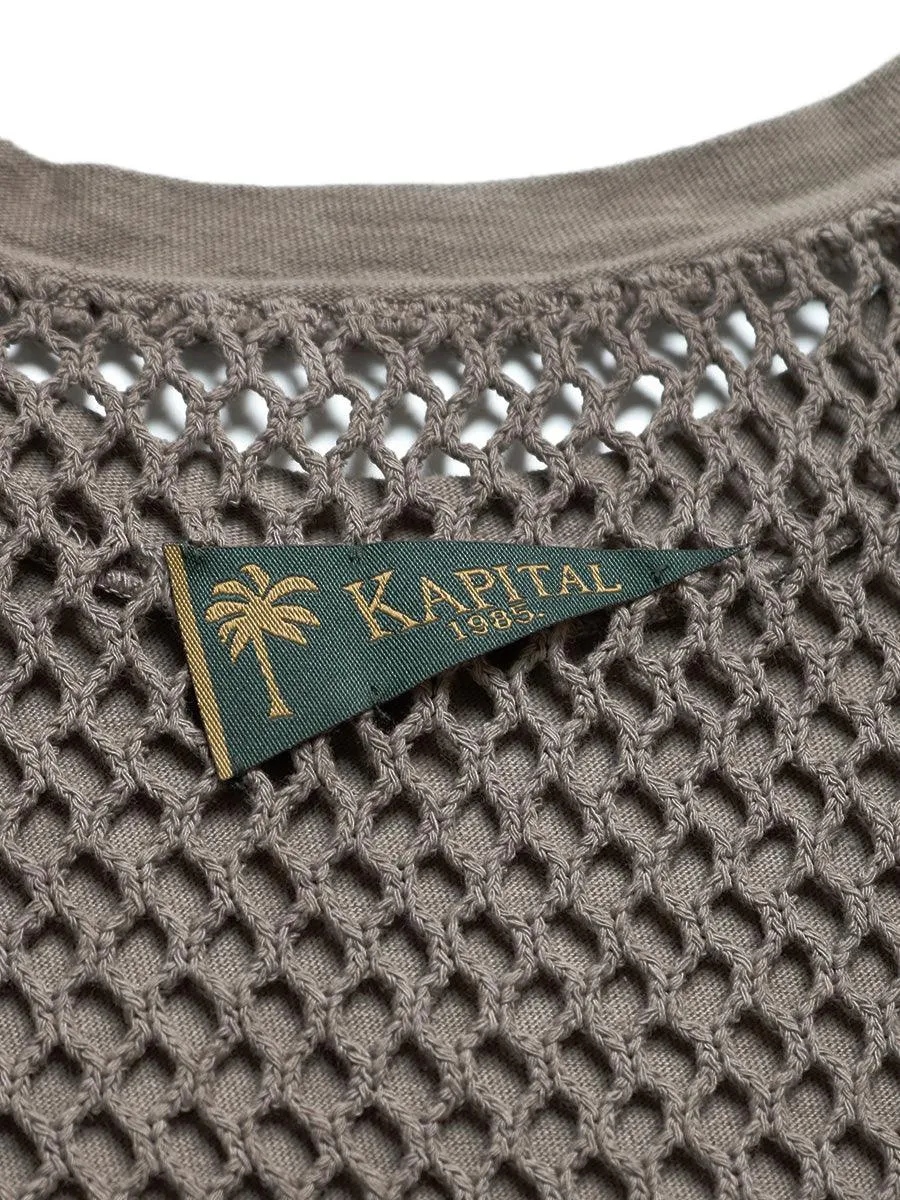 Kapital 20 / -Tianzhu Catavira Crew Tee (rear mesh)