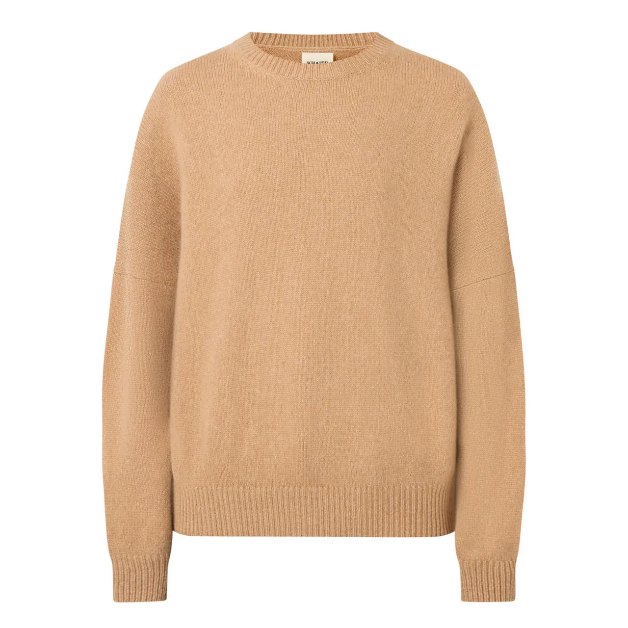 KHAITE Margaux Cashmere Sweater - Tan