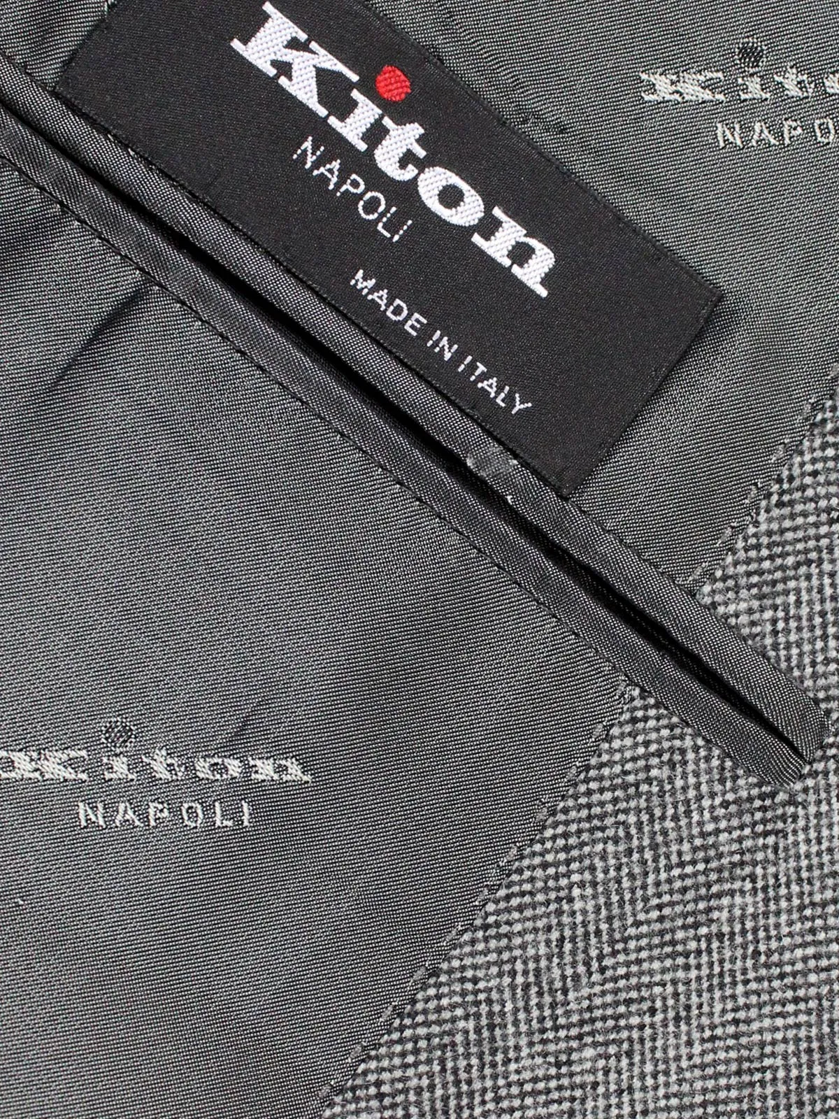 Kiton Cashmere Sport Coat Gray Herringbone EUR 56/ US 44 R SALE