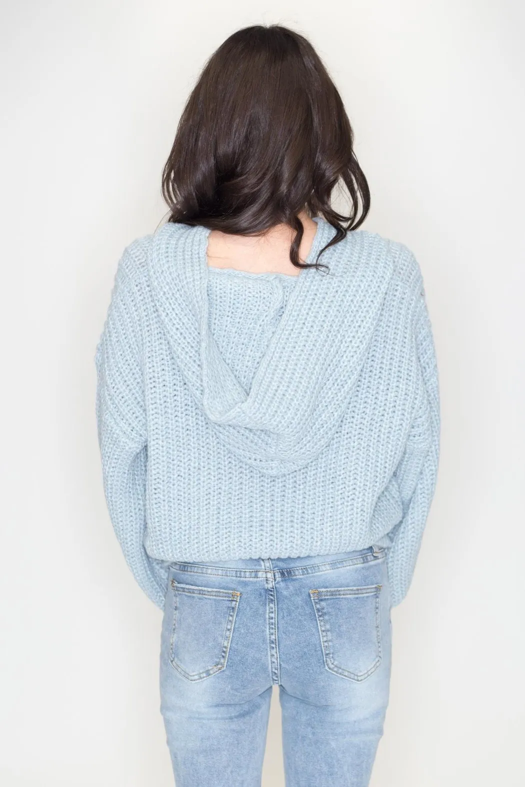 Knit Hoodie Sweater