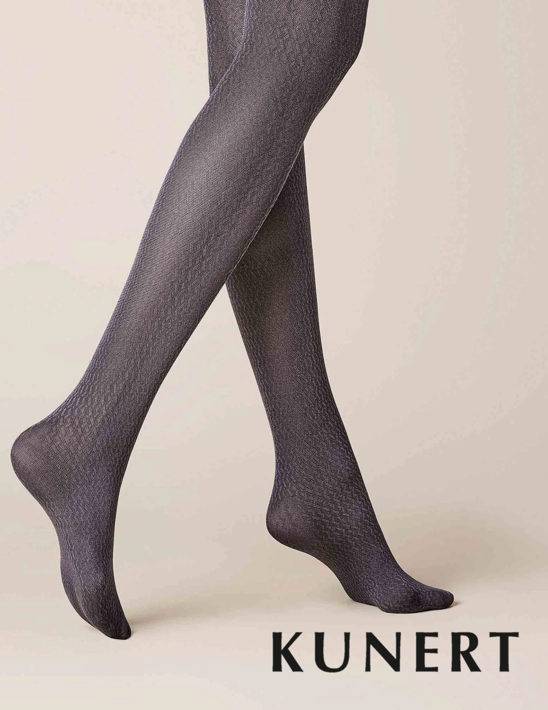 Kunert Zig Zag Tights Aubergine 374510