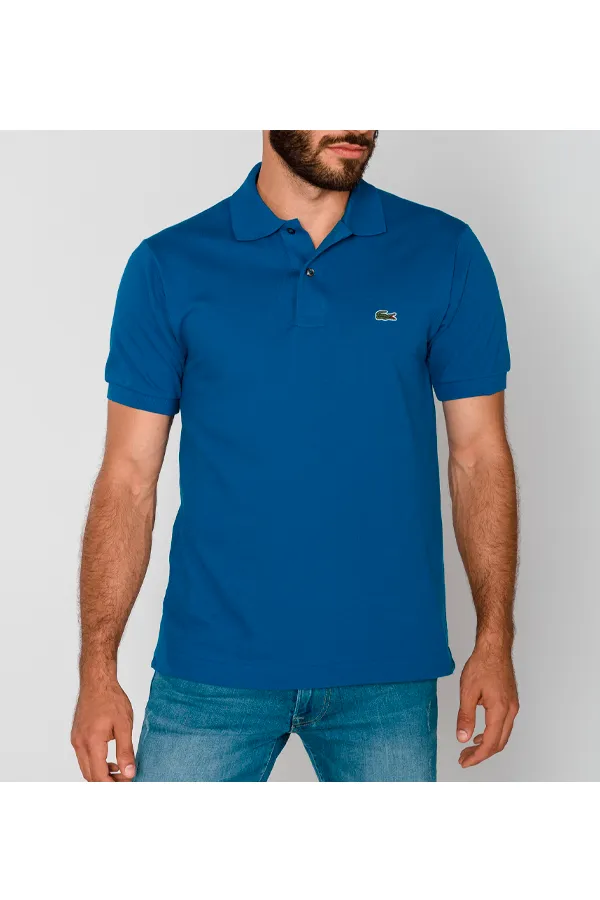 Lacoste Slim S/S Polo Piké Blue