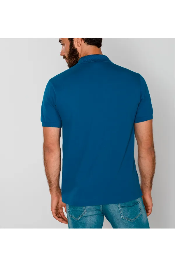 Lacoste Slim S/S Polo Piké Blue