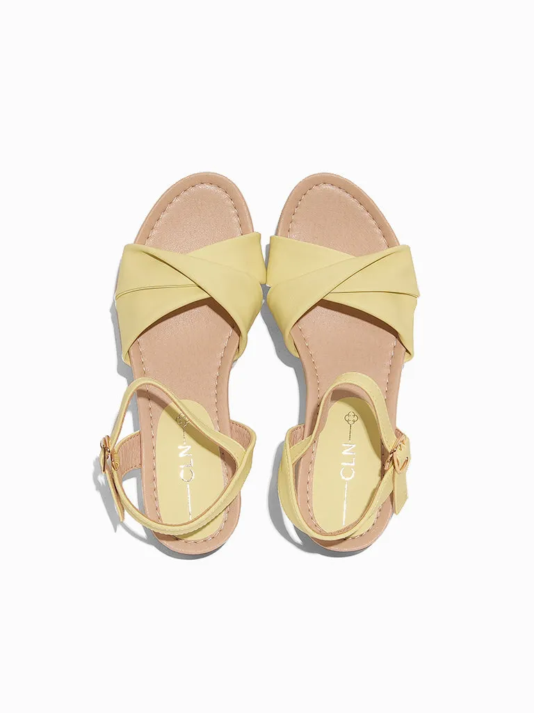 Lemon Wedge Sandals