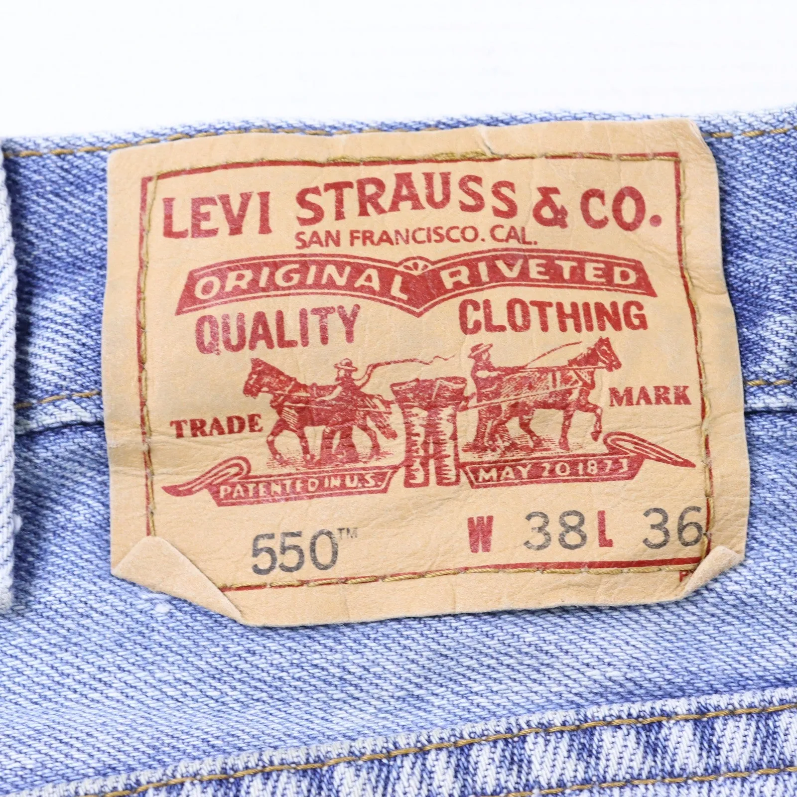 Levi's 550 Blue Jeans