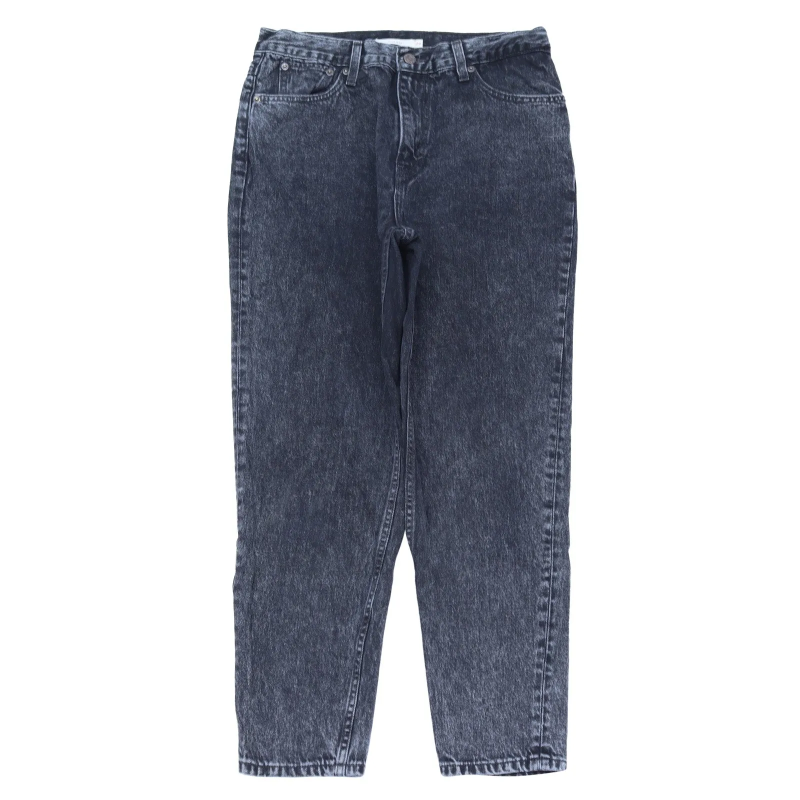 Levi's Black Stonewashed Mom Jeans