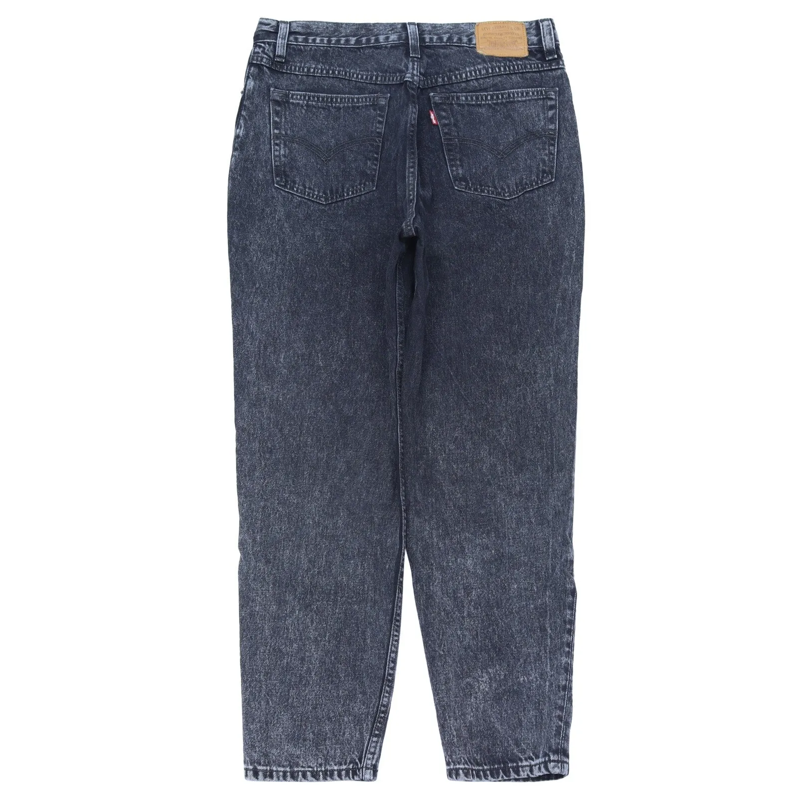 Levi's Black Stonewashed Mom Jeans