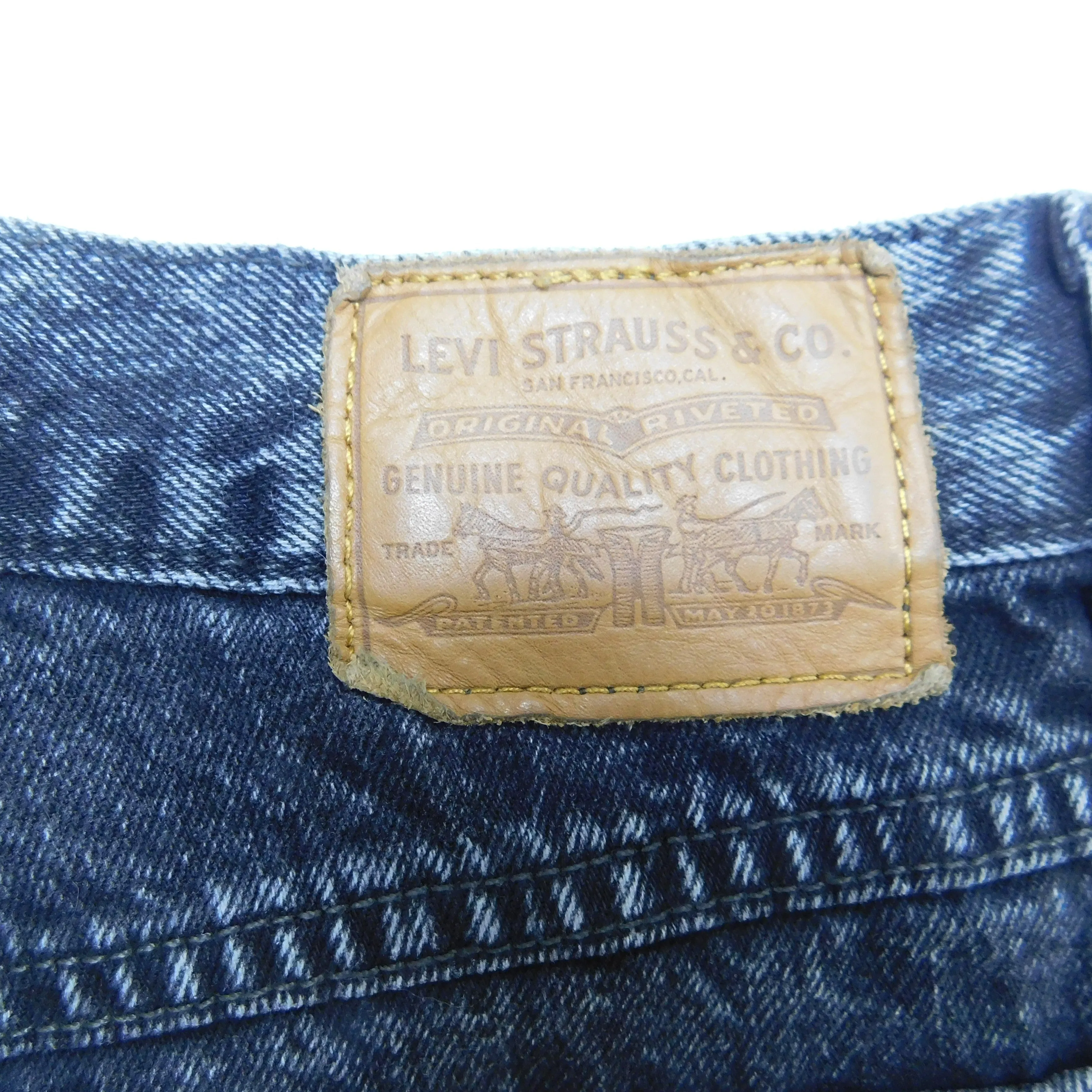 Levi's Black Stonewashed Mom Jeans