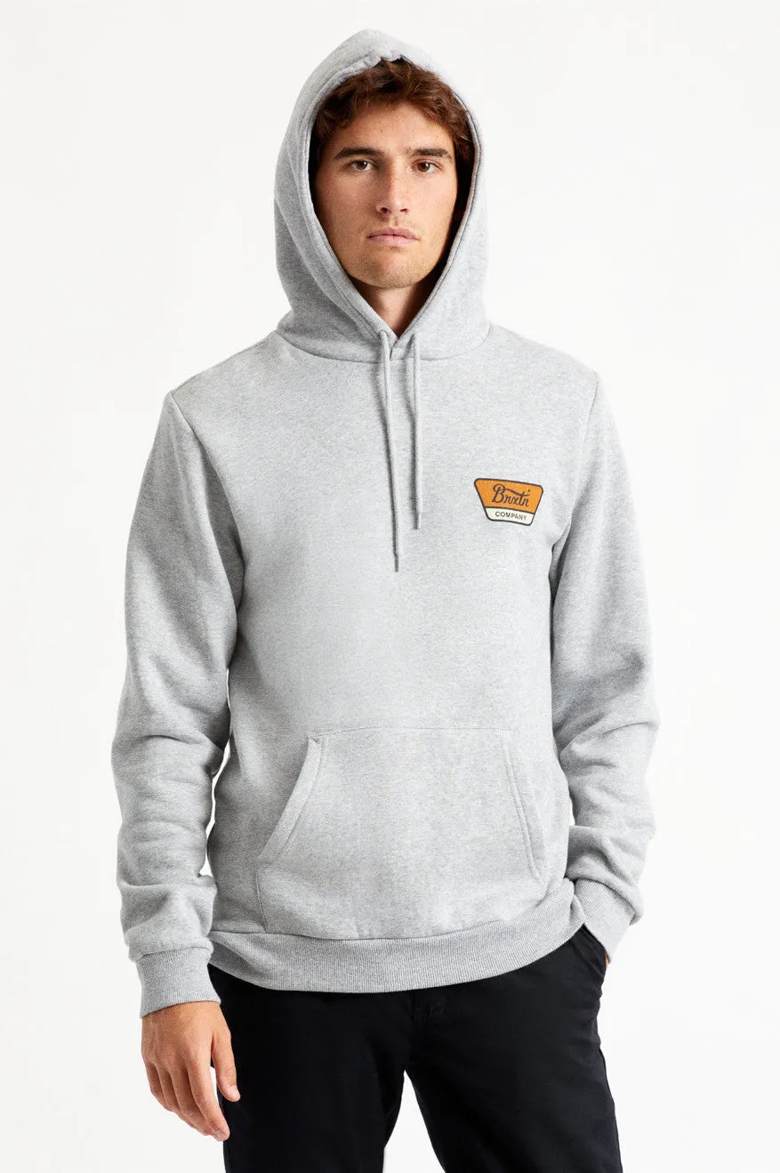 Linwood Hood Fleece - Heather Grey