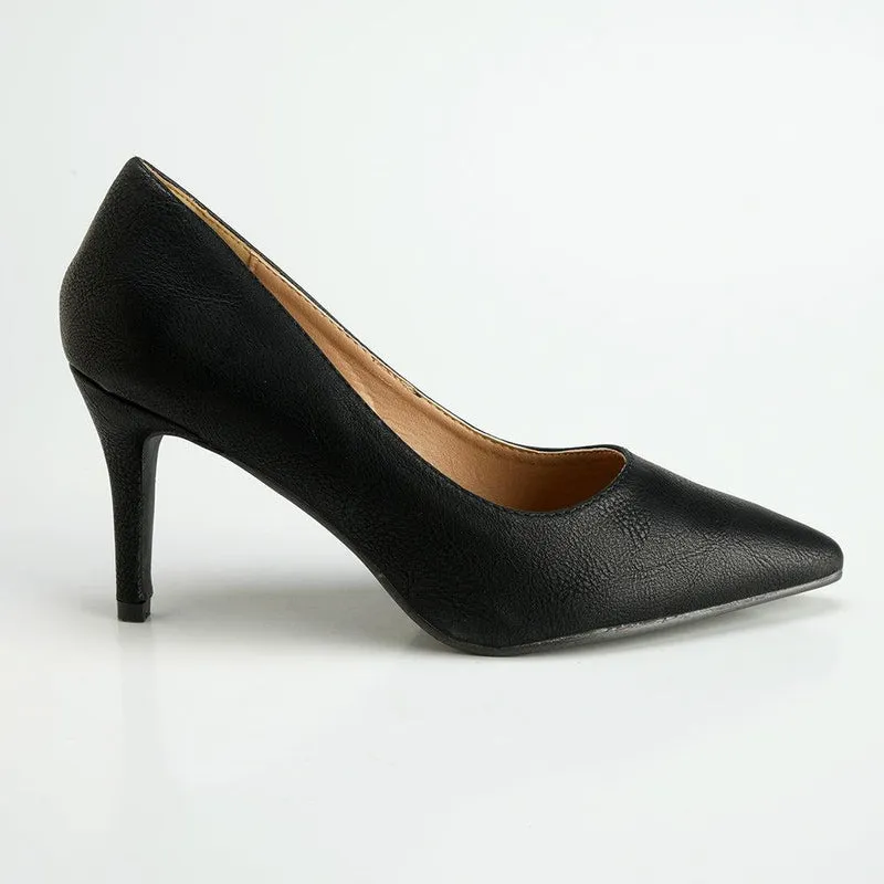 Madison Penny 2 Court Heels - Black