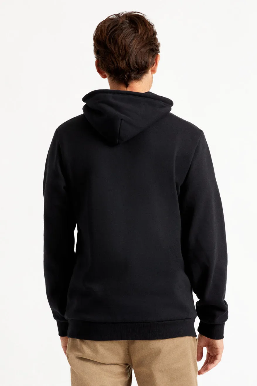 Melter Square Hood Fleece - Black