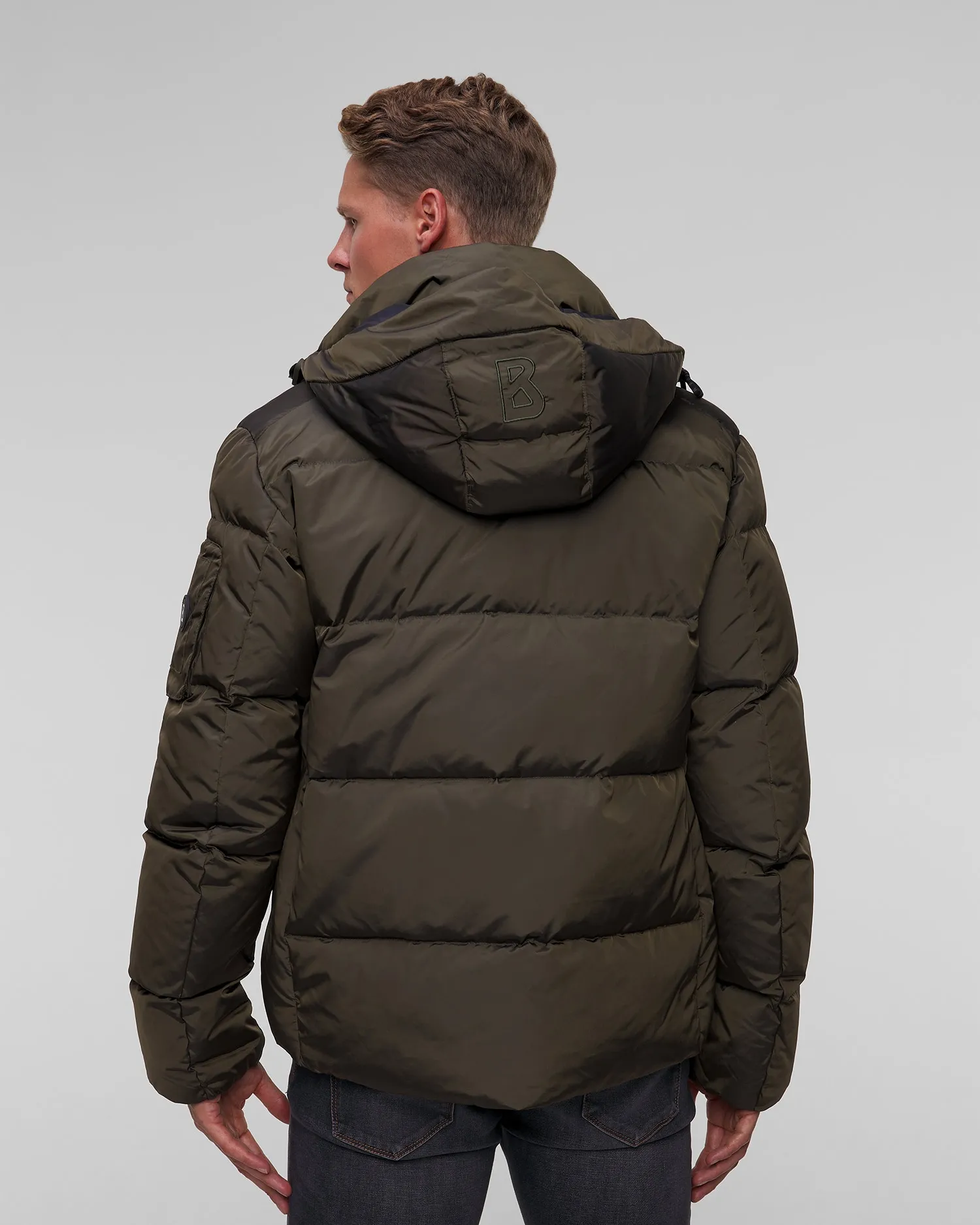 Men's khaki down jacket BOGNER Jamy-D1 38417593-263