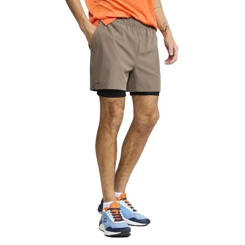 Men's Adv Essence 2-in-1 Stretch Short - Dk Clay