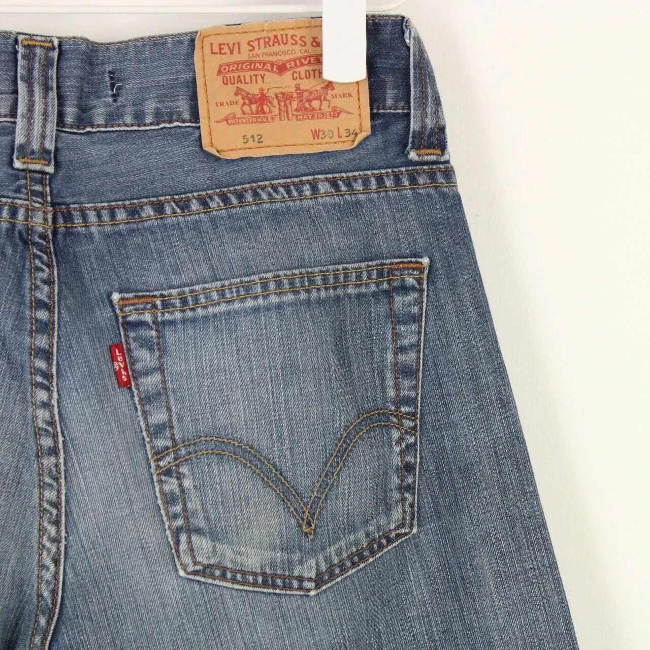 Mens LEVIS 512 Jeans Mid Blue | W30 L34