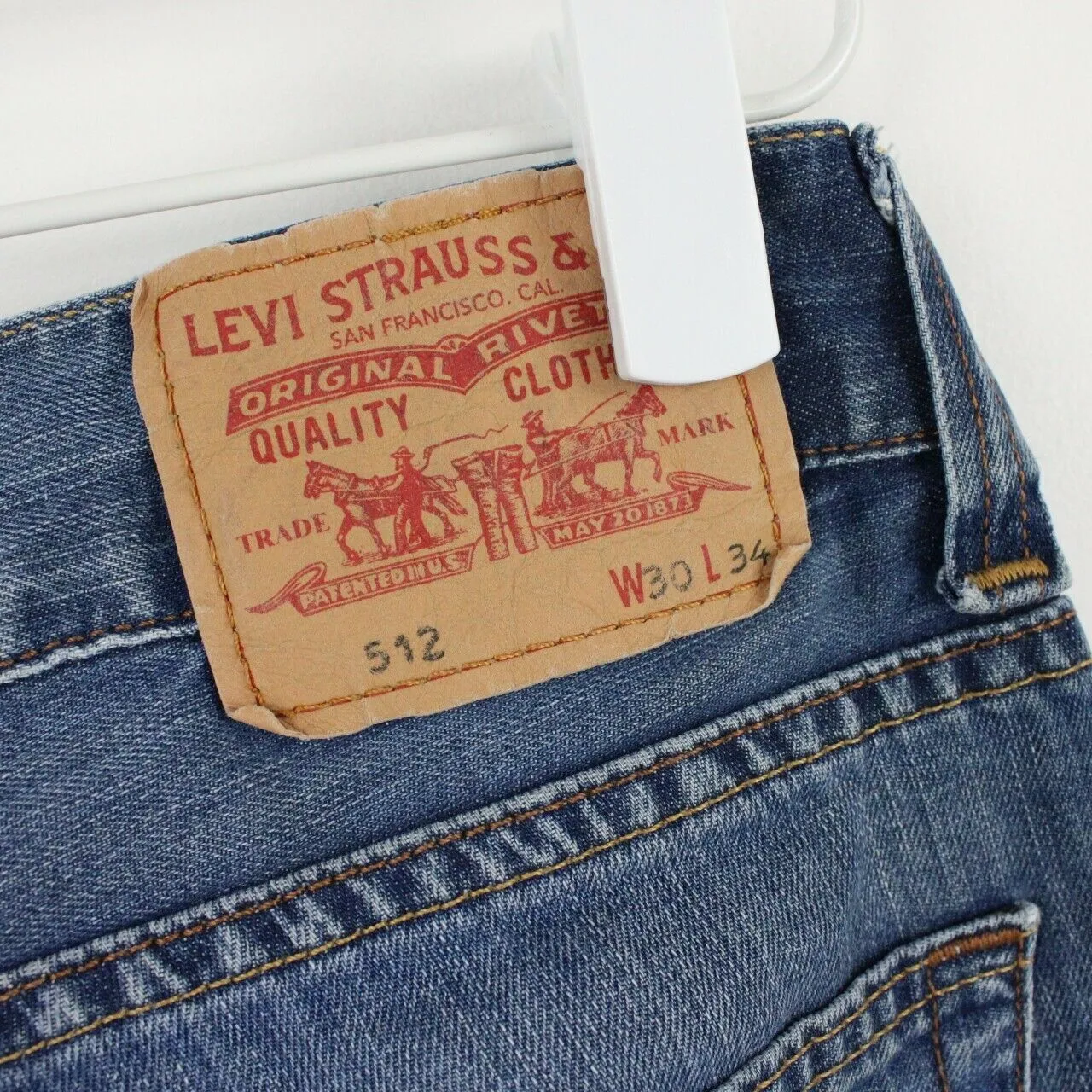 Mens LEVIS 512 Jeans Mid Blue | W30 L34