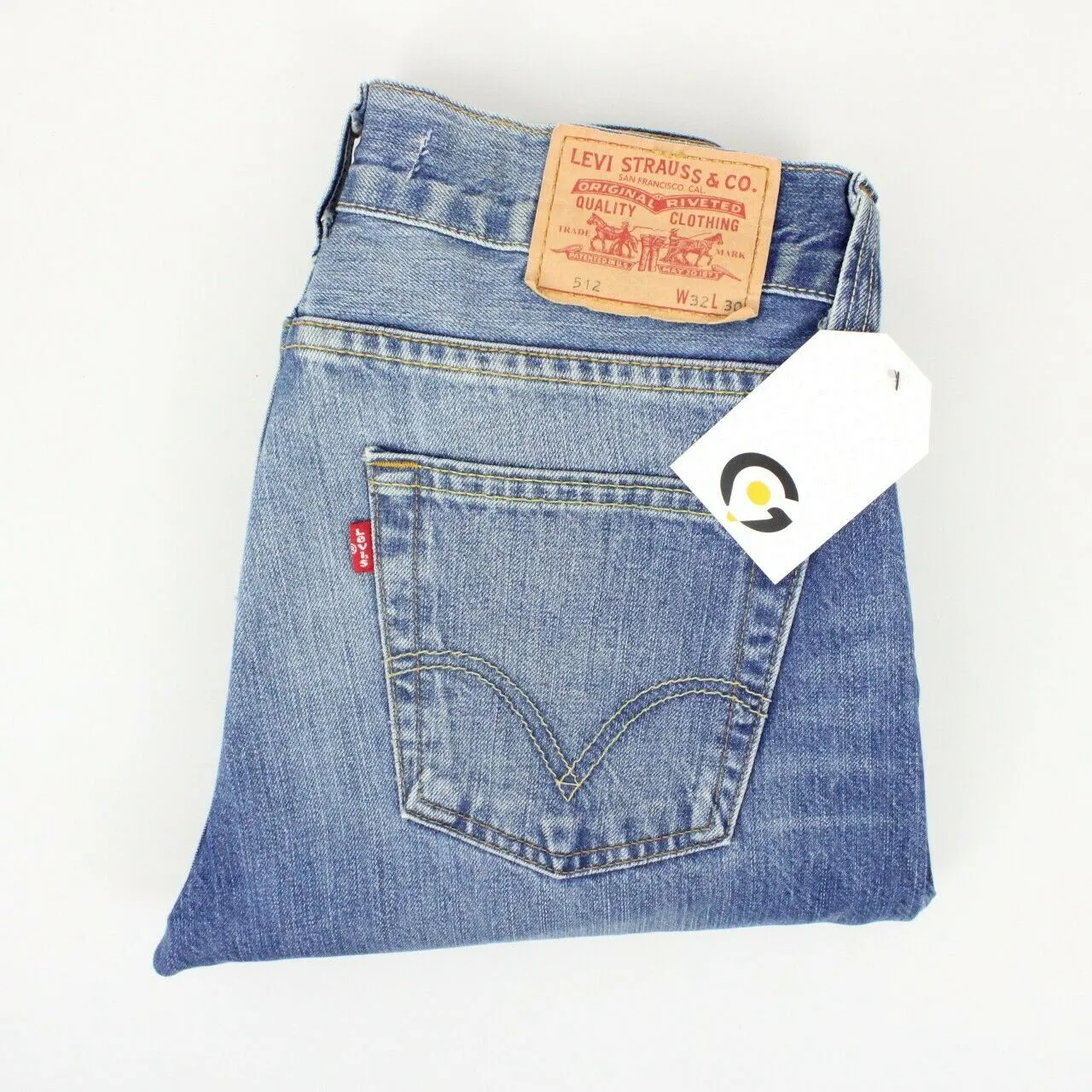 Mens LEVIS 512 Jeans Mid Blue | W32 L30