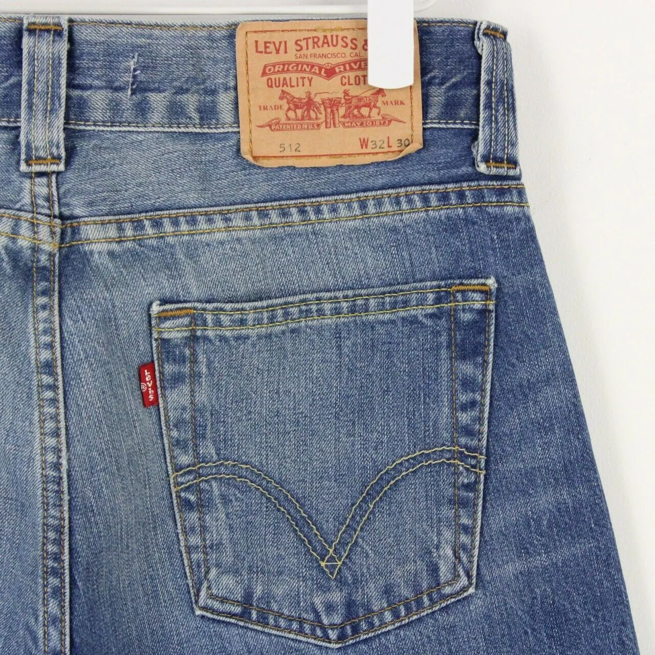 Mens LEVIS 512 Jeans Mid Blue | W32 L30