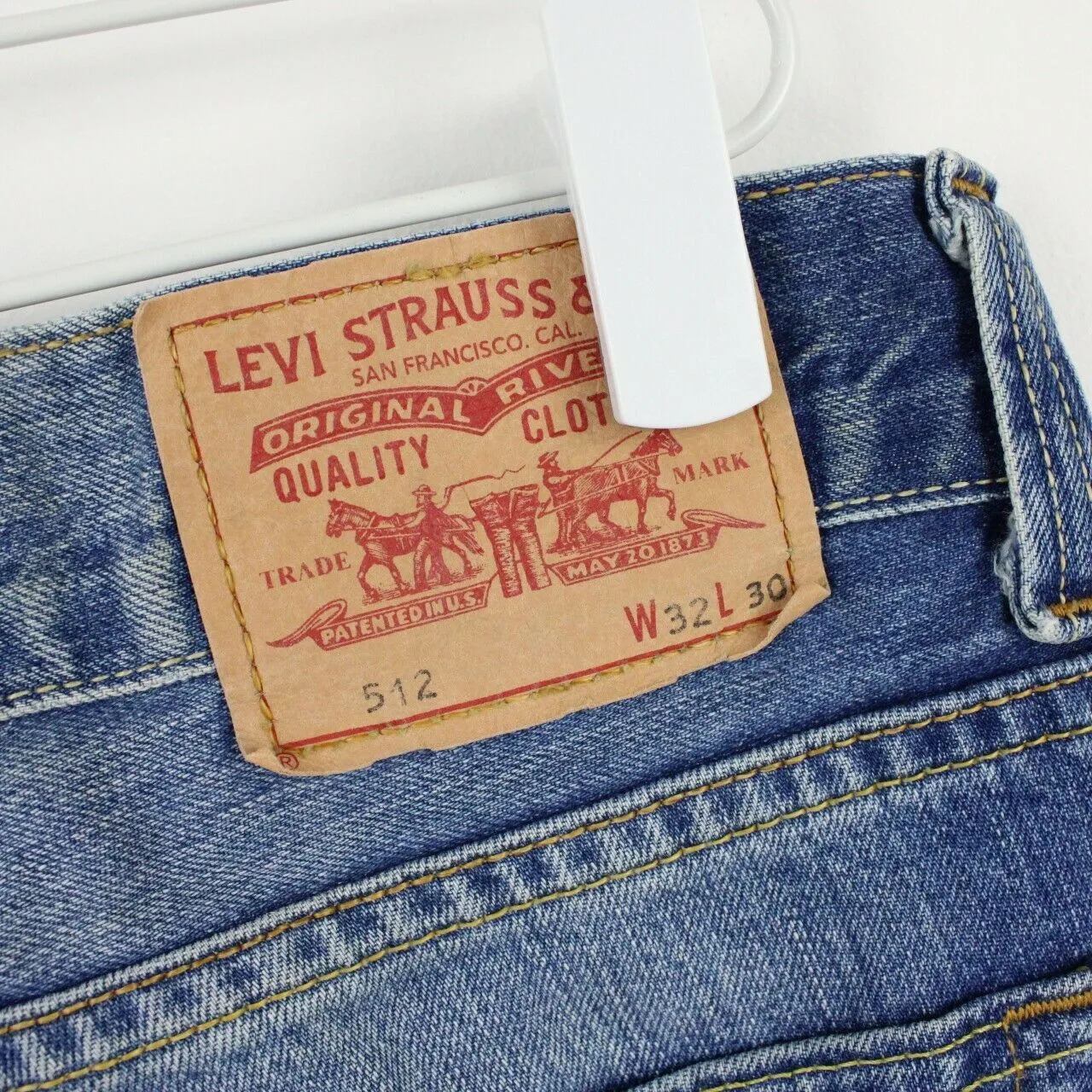 Mens LEVIS 512 Jeans Mid Blue | W32 L30