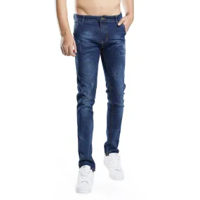 Men's Skinny Stretch Distress Jeans