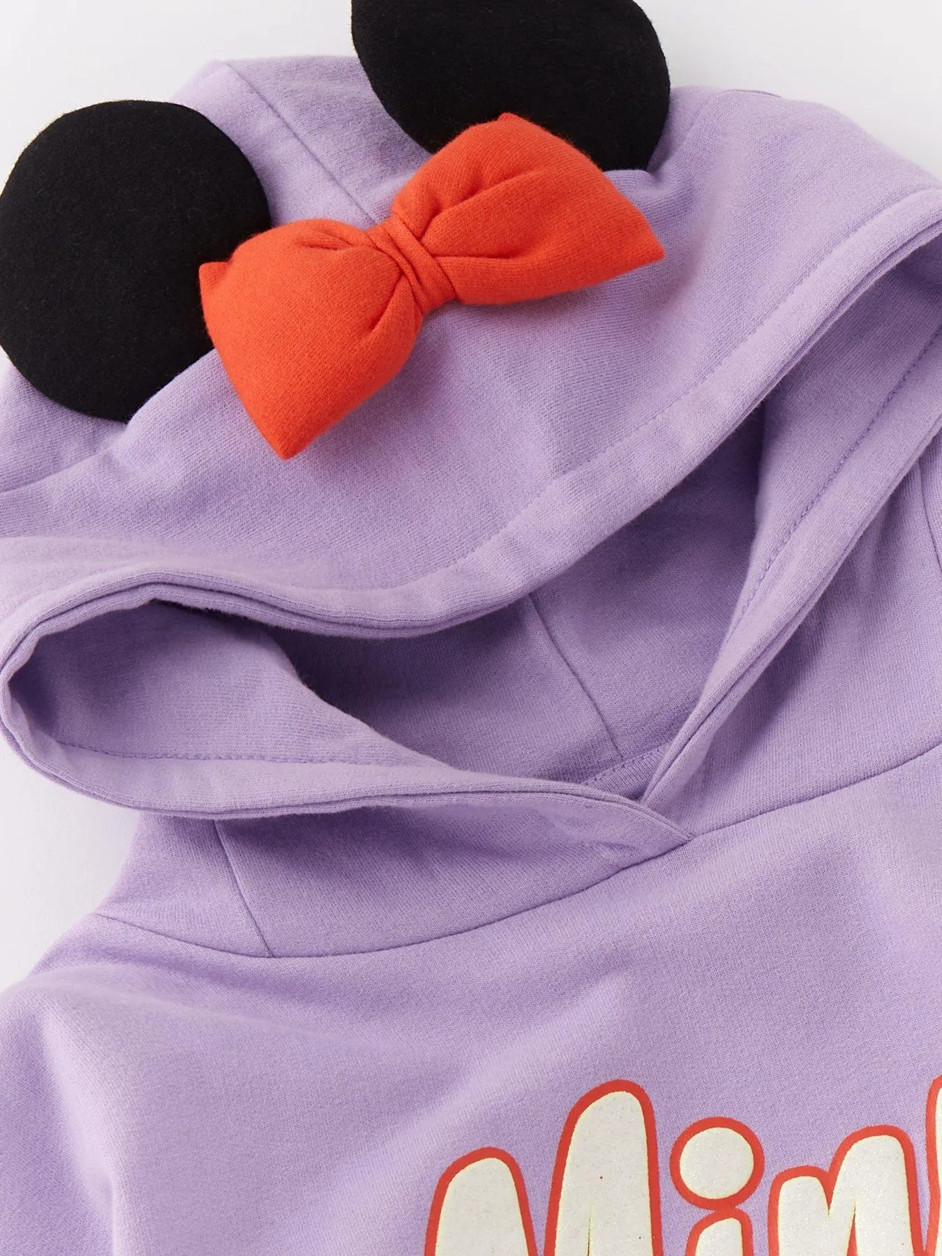 Minnie Mouse Disney Minnie Mouse Ears Detail Hoody - Purple