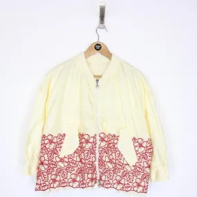 Moncler Floral Embroidered Jacket Small