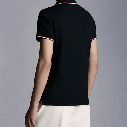 MONCLER  |Street Style Plain Cotton Short Sleeves Logo