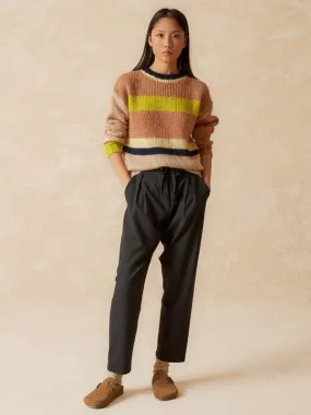 Multi Stripe Sweater - Almond