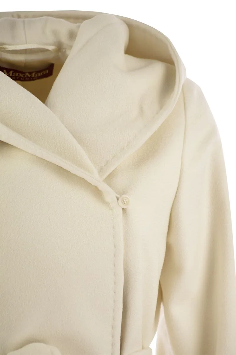 NEWMANG - WOOL COAT WITH HOOD