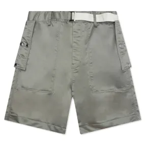 Nylon Twill Shorts - Light Khaki